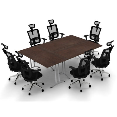Haggerty Rectangular Conference Table Symple Stuff Top Finish: Java