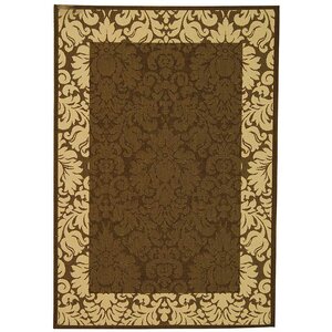 Marland Chocolate/Natural Outdoor Area Rug