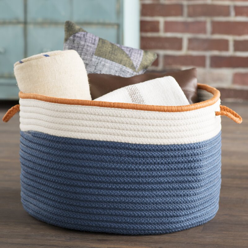 Trent Austin Design Tweed Fabric Basket & Reviews | Wayfair