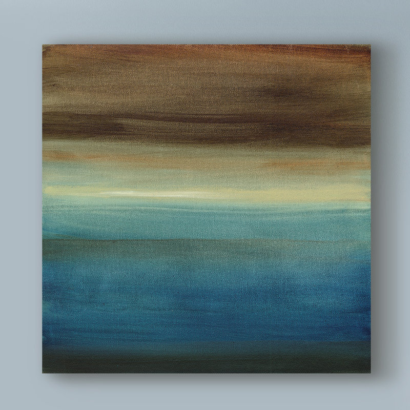 Ebern Designs Abstract Horizon Iii Acrylic Painting Print On
