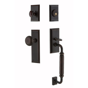 New York C Grip Single Cylinder Handleset with Interior Knob