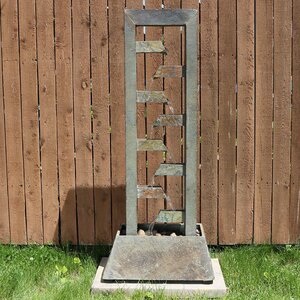 Slate Stacked Freestanding Garden Water Fountain