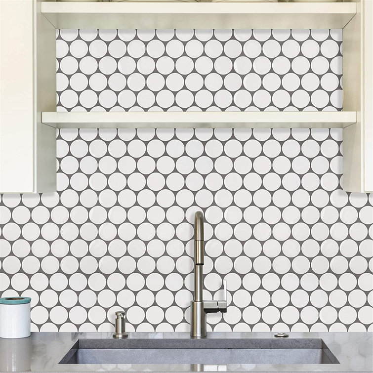 Bew 10 Sheet Peel And Stick Tile Backsplash 12 X12 Waterproof Self Adhesive Wall Tiles 3d Vinyl Removable Tile For Kitchen Bathroom Bedroom Wayfair
