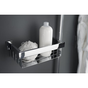 Wandmontierte Duschablage Edge aus Metall von Ha..