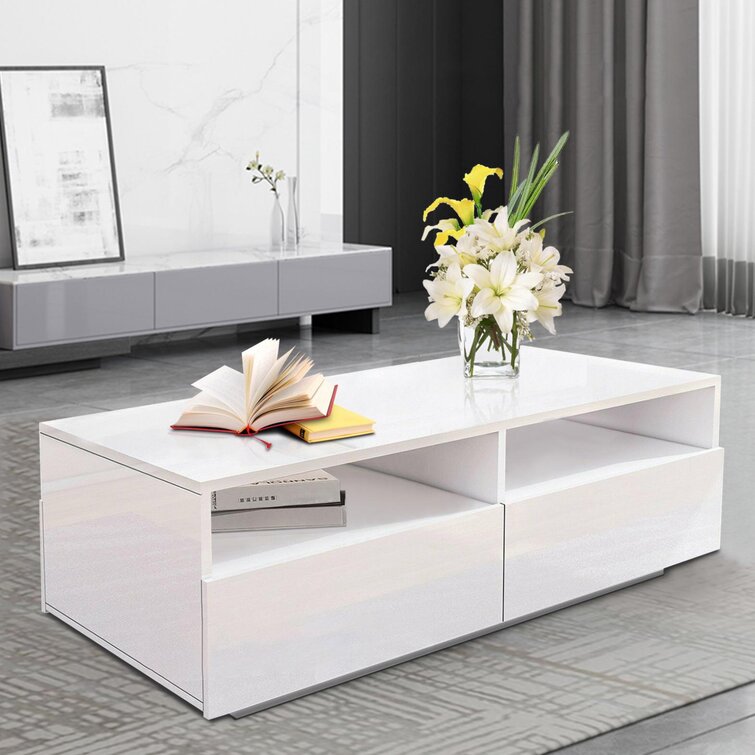 Ivy Bronx Cais Block Coffee Table with Storage | Wayfair.co.uk