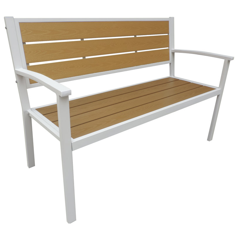Rosecliff Heights Elisa Aluminum And Plastic Park Bench Wayfair