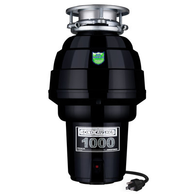 Bonecrusher 1.25 HP Corded Garbage Disposal with Sound Insulation and Accessories