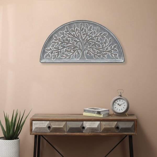 Winston Porter Metal Tree Half Moon Wall Decor Wayfair
