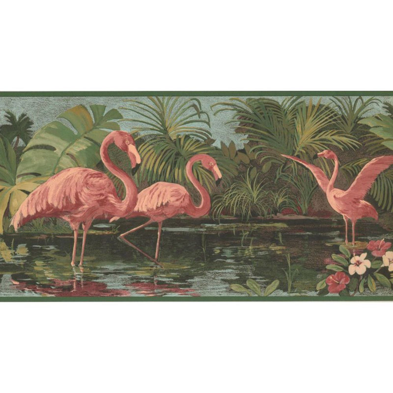 Bay Isle Home Hinkle Birds 15 L X 10 25 W Wallpaper Border Wayfair