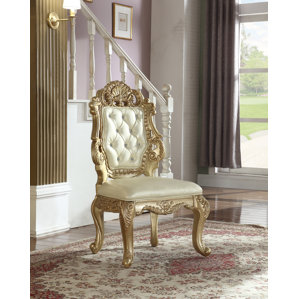 Bachus Tufted Genuine Leather Upholste..