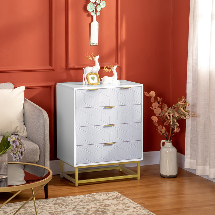 Fairmont Park Crymble 5 - Drawer Chest of Drawers | Wayfair.co.uk