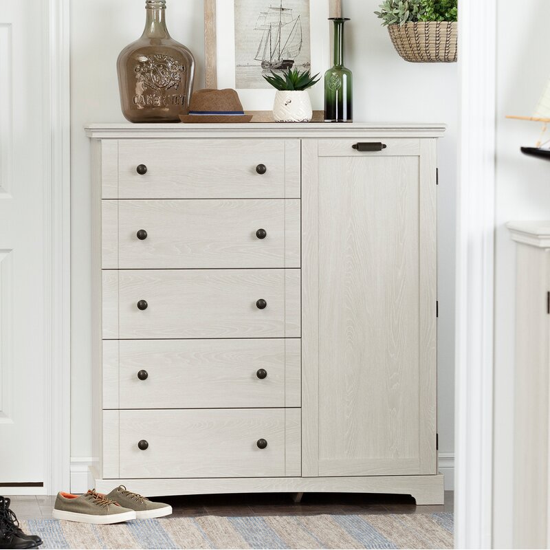 South Shore Lilak 5 Drawer Combo Dresser Wayfair