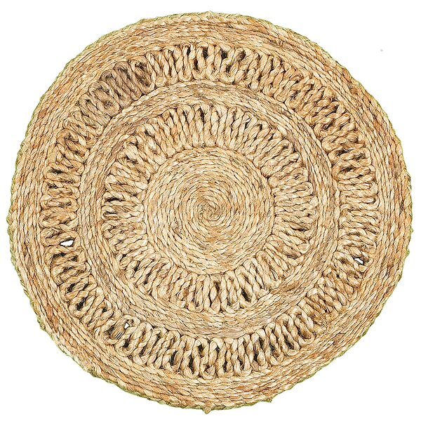 Ophelia & Co. Chokio Jute/Rattan Embroidered Round Placemat & Reviews ...