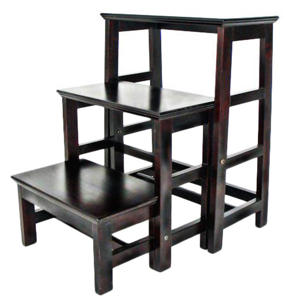 Wayborn 3 Step Wood Retractable Stool With 200 Lb Load Wayborn 3 Step Wood Retractable Stool With 200 Lb Load Capacity Reviews Wayfair