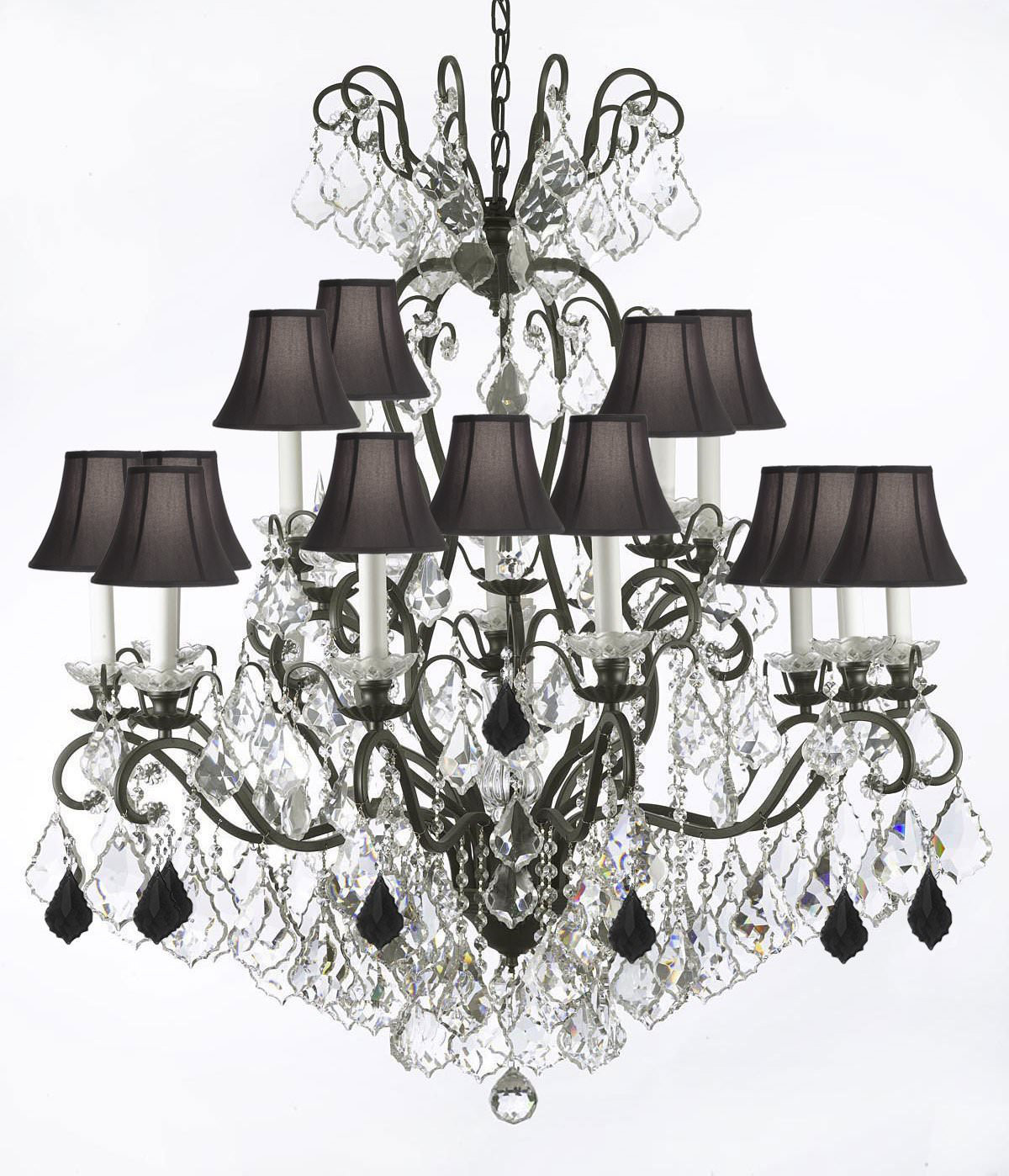 Astoria Grand Maclean 16 Light Shaded Tiered Chandelier Wayfair