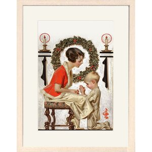 Christmas Night Framed Print of Painting