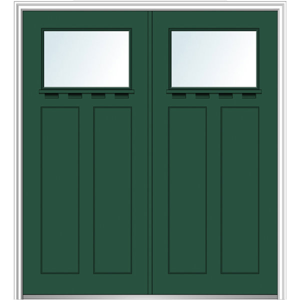 Verona Home Design Craftsman 2 Panel 1 Lite Ready To Install