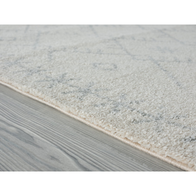 Gracie Oaks Cascio Southwestern Power Loom Cream Linen Rug Reviews Wayfair