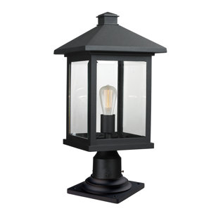 Best Leroy Modern Outdoor 1-Light Pier Mount Light By 17 Stories Outdoor Lighting Leroy Modern Outdoor 1-Light Pier Mount Light By 17 Stories Outdoor Lighting