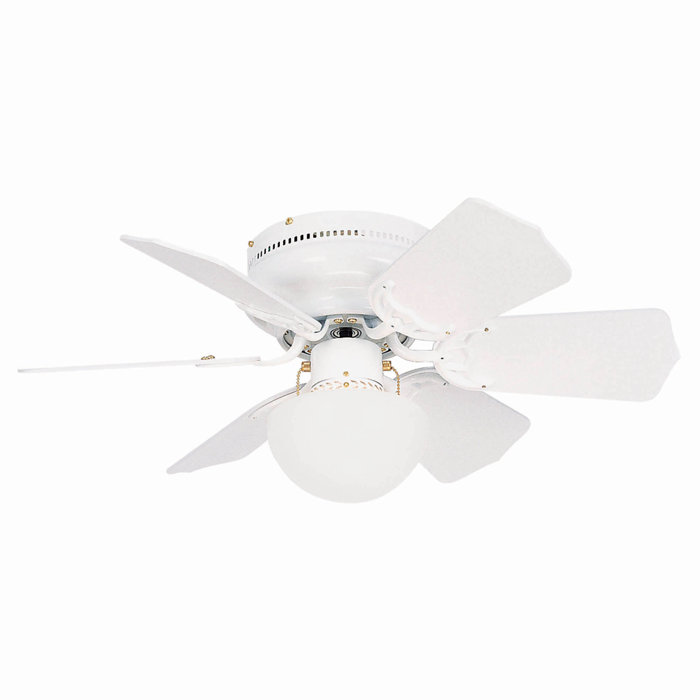 Rosalind Wheeler 30 Cynthia Flushmount 6 Blade Ceiling Fan Light Cynthia Flushmount 6 Blade Ceiling Fan