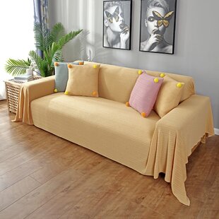 Knitted Sofa Cover Slipcover Sofa Blanket Couch Cover All-Inclusive Protector 