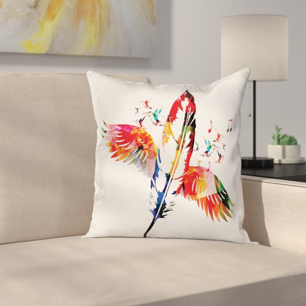 feather pillow case