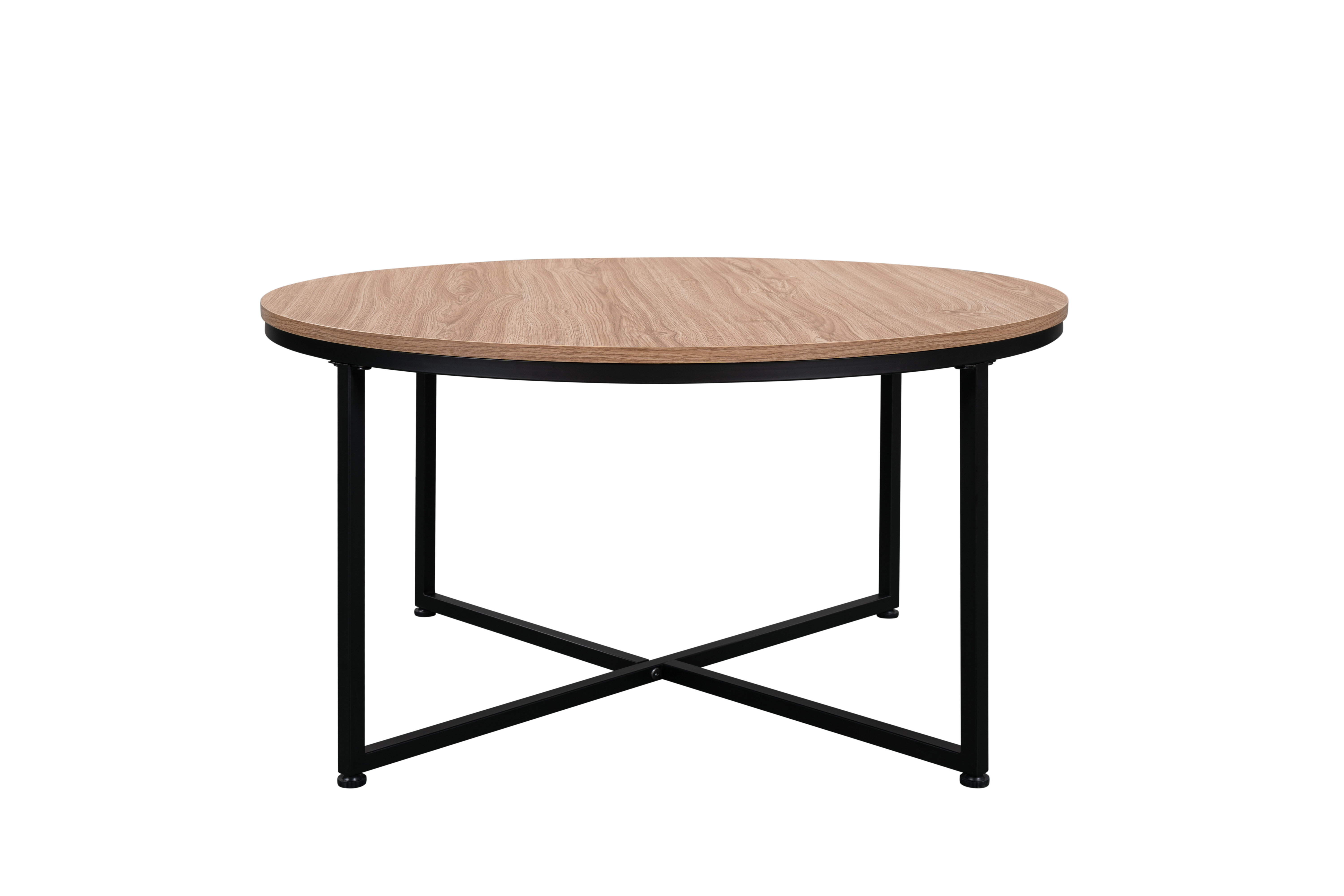 Ebern Designs Modern Round Metal Coffee Table Round Edge Wayfair