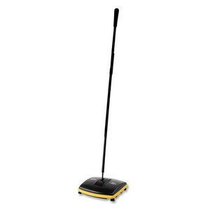 Dual-Action Floor/Carpet  Sweeper, Gray