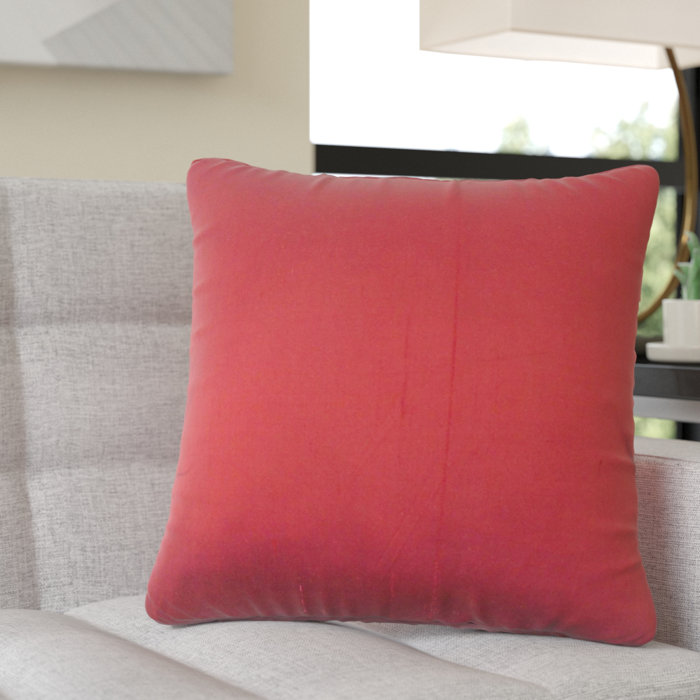 Orren Ellis Quintanilla Solid Silk Throw Pillow Wayfair Ca
