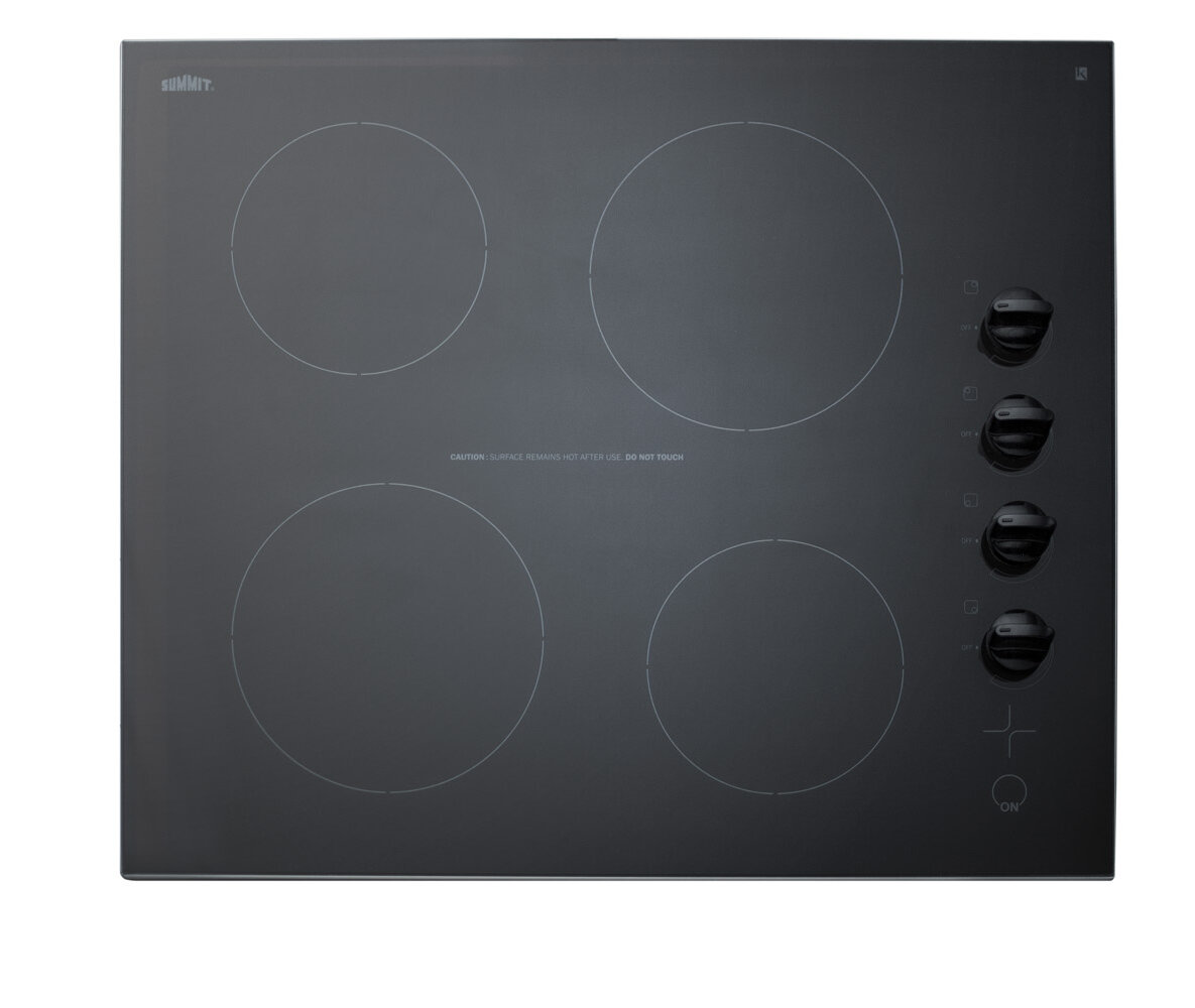 Summit Appliance 24 Electric Cooktop With 4 Burners Wayfair