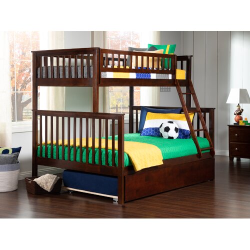 shyann full over full bunk bed with trundle