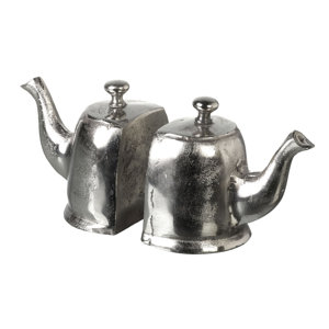 2-tlg. Buchstützen Teapot von Parlane