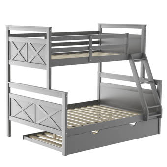 Harriet Bee Fortuna Twin Over Full Bunk Bed Wayfair
