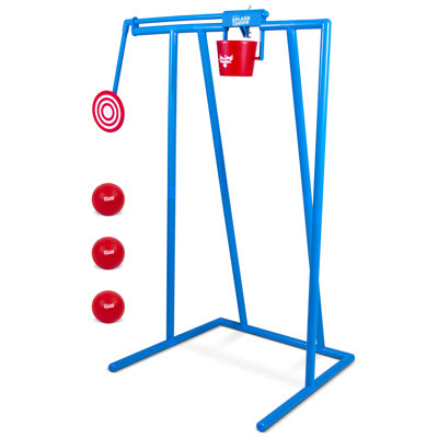 GoSports Splash Tower Water Dunk Game -Outdoor Fun Water Soaking Dunk Tank