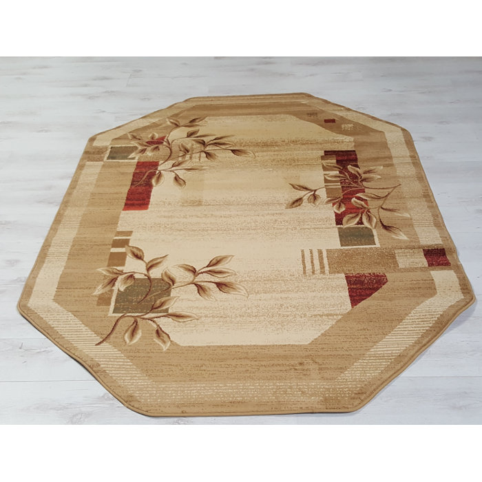 Marlow Home Co. Teppich Barrymore in Beige | Wayfair.de