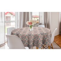 FCZ Custom Tablecloth Colored Birds Tropical Palm Leaves Printed Pattern Washable Heat Resistant Table Cloth 60x120 Dinner Kichen Home Decor 