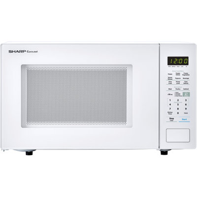 Sharp Carousel 21" 1.4 cu.ft. Countertop Microwave  Color: White