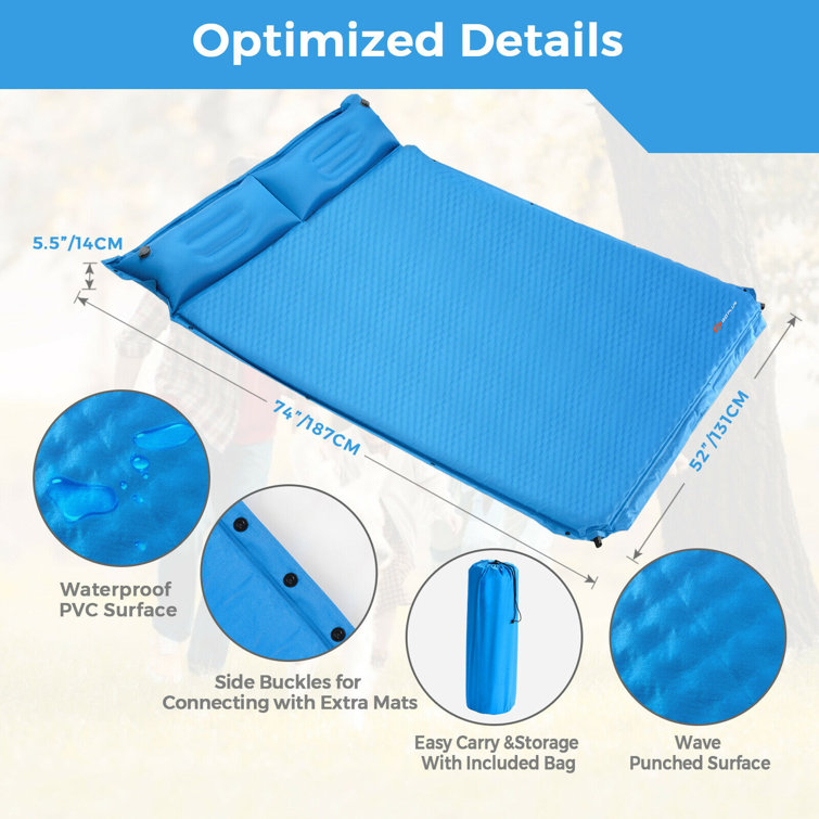 self inflating cot mattress