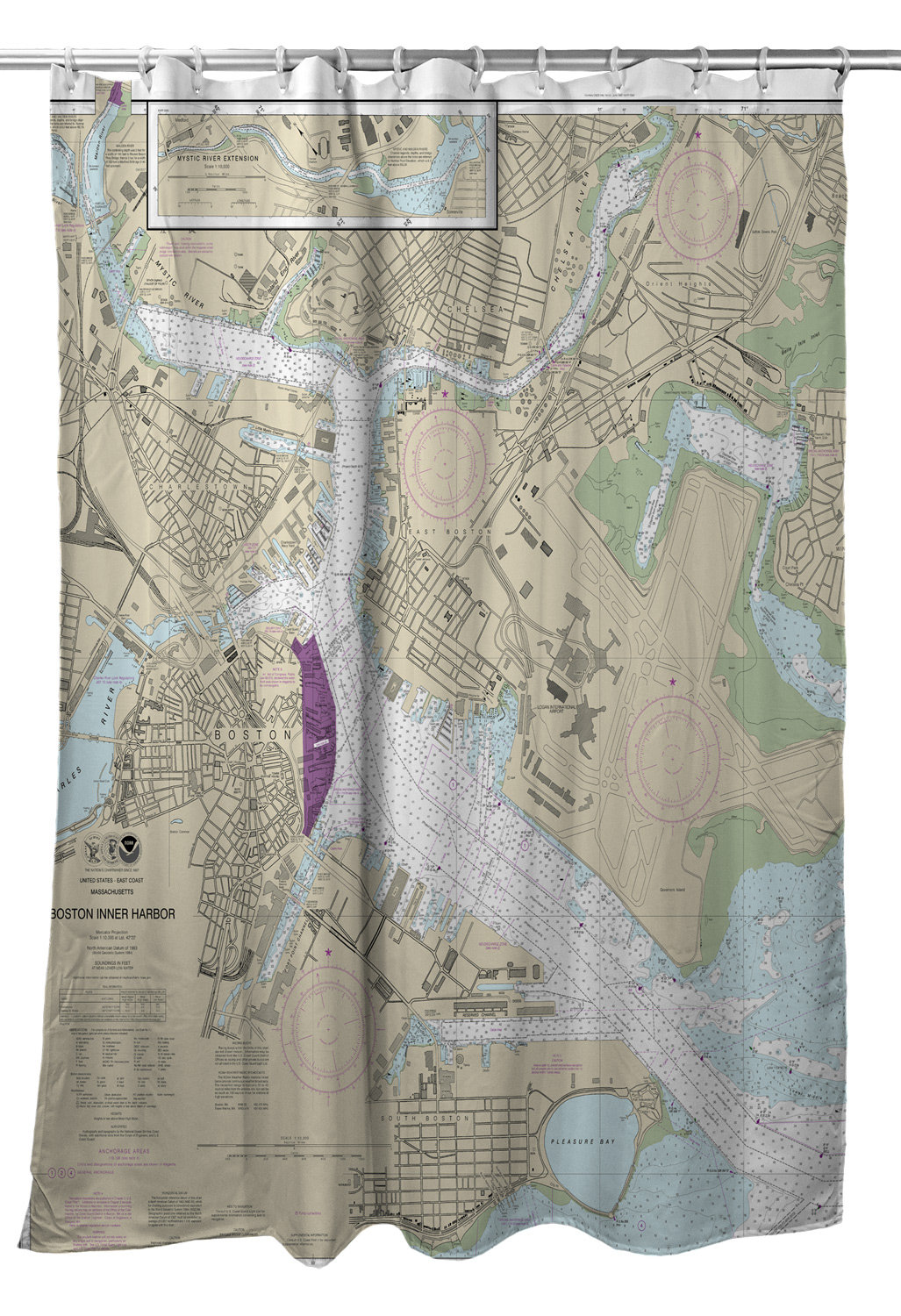 Longshore Tides Boston Ma Single Polyester Shower Curtain Wayfair