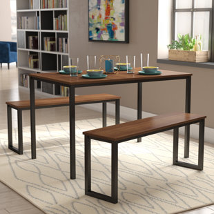 12 Person Dining Set Wayfair Therrien 3 Piece Dining Table Set