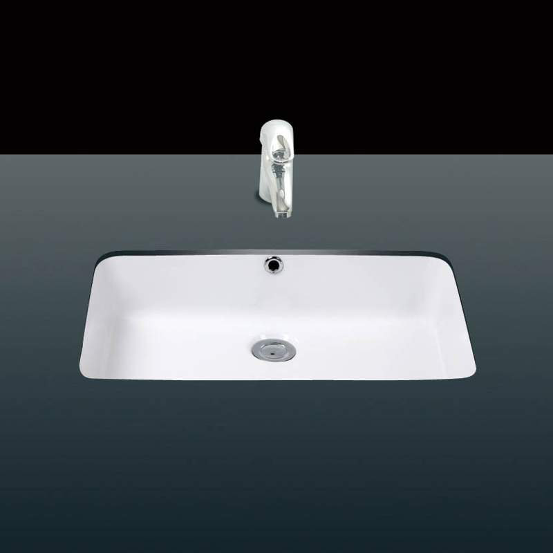 Under Ceramic Ceramic Rectangular Undermount Bathroom Sink With Overflow Allmodern