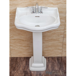 Bathroom Sinks Pedestal pedestal sinks you'll love Bathroom Sinks Pedestal pedestal sinks you'll love
