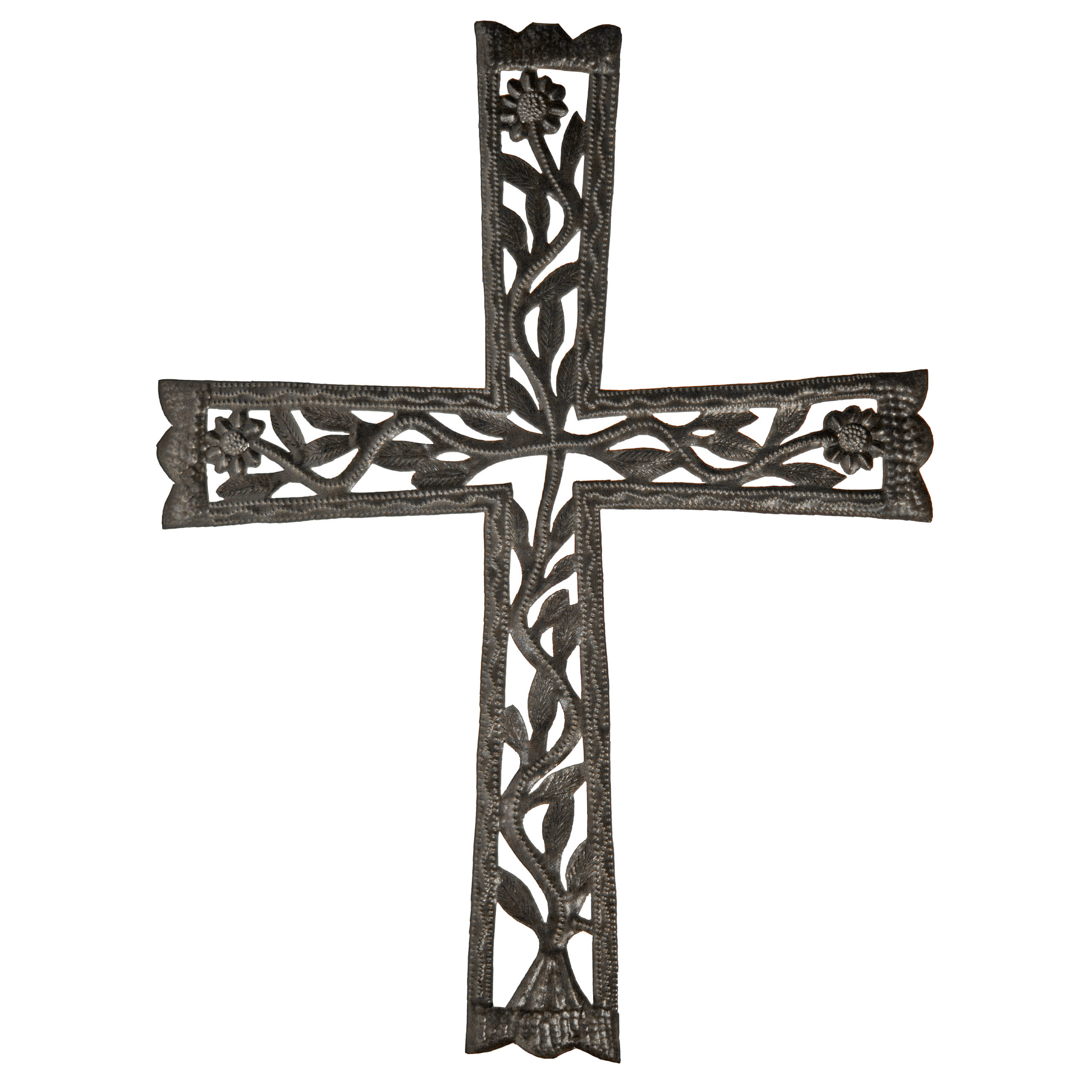 Fleur De Lis Living Open Vine Cross Wall Décor Wayfair Fleur De Lis Living Open Vine Cross