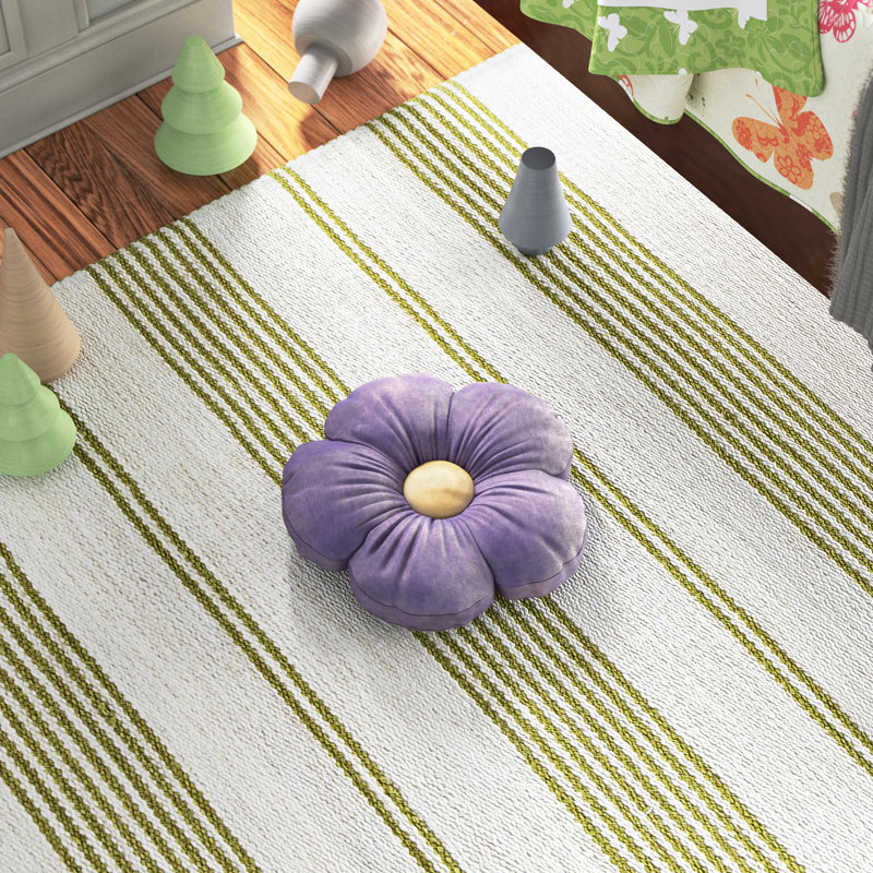 Andover Mills Baby Kids Alpin Daisy Floral Round Floor Pillow Reviews