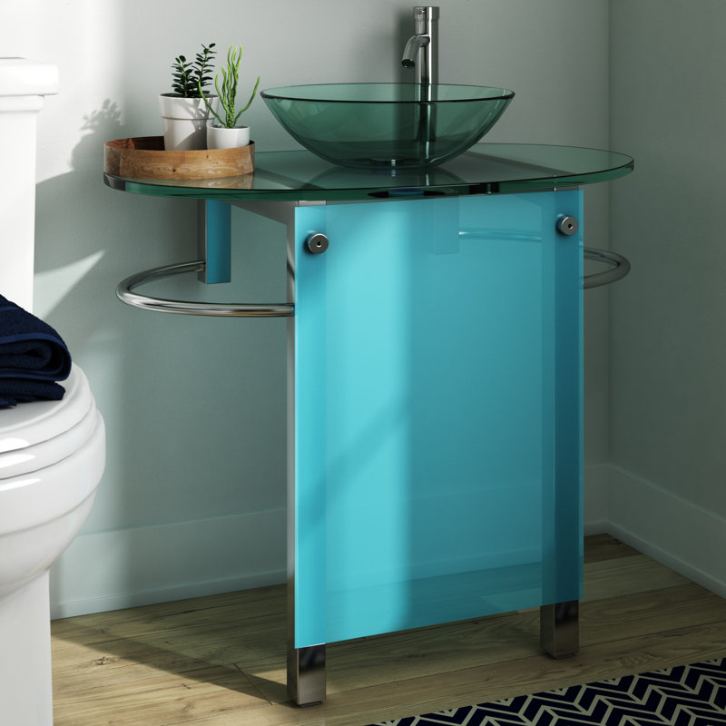 Orren Ellis Juywan 30 Single Pedestal Bathroom Vanity Set Reviews Juywan 30 Single Pedestal Bathroom Vanity Set