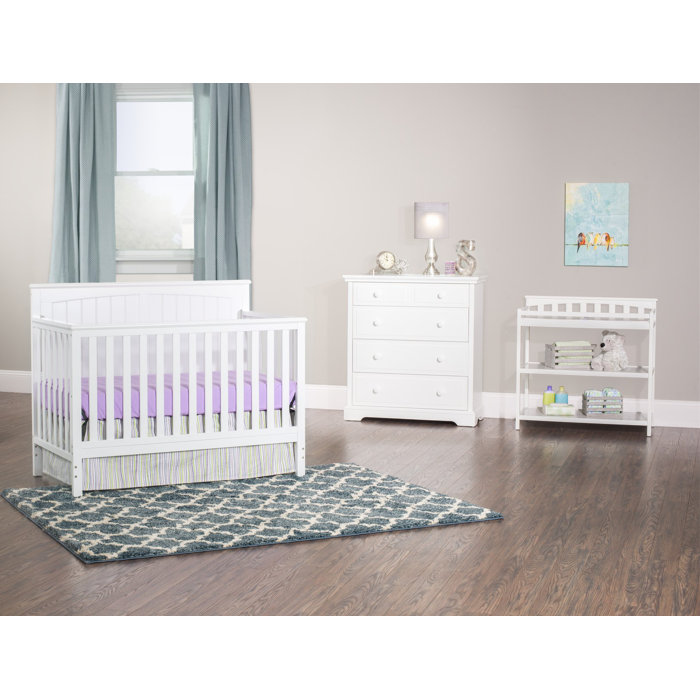 Sheldon 4 In 1 Convertible Standard 3 Piece Nursery Furniture Set Sheldon 4 In 1 Convertible Standard 3 Piece Nursery Furniture Set
