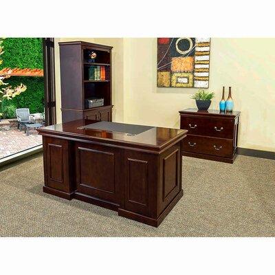 Combo Desk Bookcase And Filing Cabinet Set Absolute Office