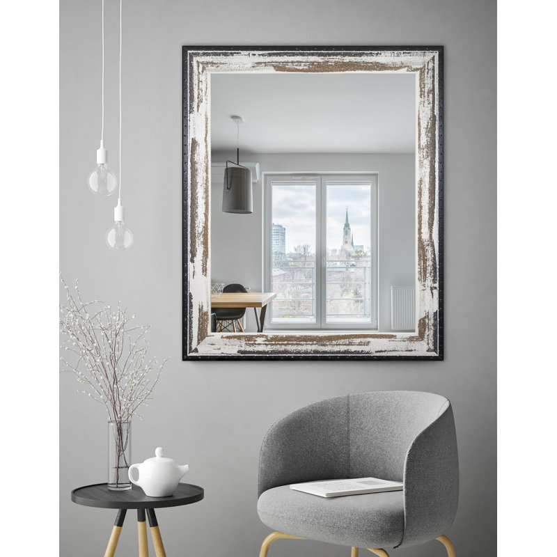 Laurel Foundry Modern Farmhouse Modern Contemporary Distressed Dresser Mirror Reviews Wayfair