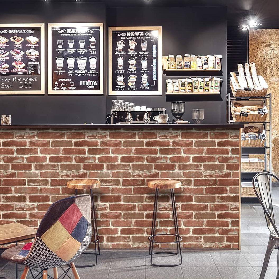 Latitude Run® Peel & Stick Brick Wallpaper Wayfair