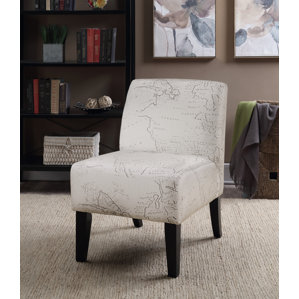 Ardane Printed Script Slipper Chair by..